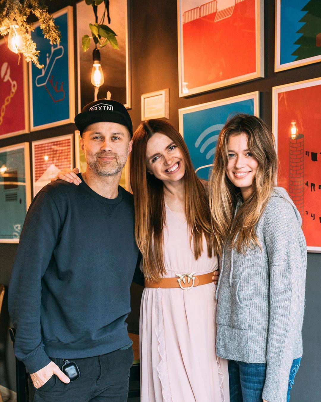 Maciej Zakościelny i Paulina Wyka z autorką bloga baby by Ann