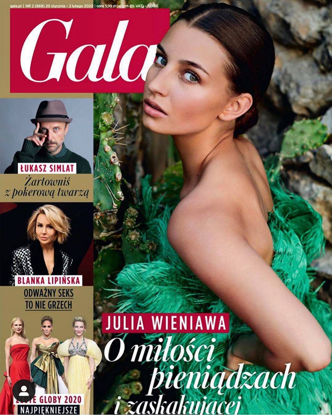 Julia Wieniawa w Gali