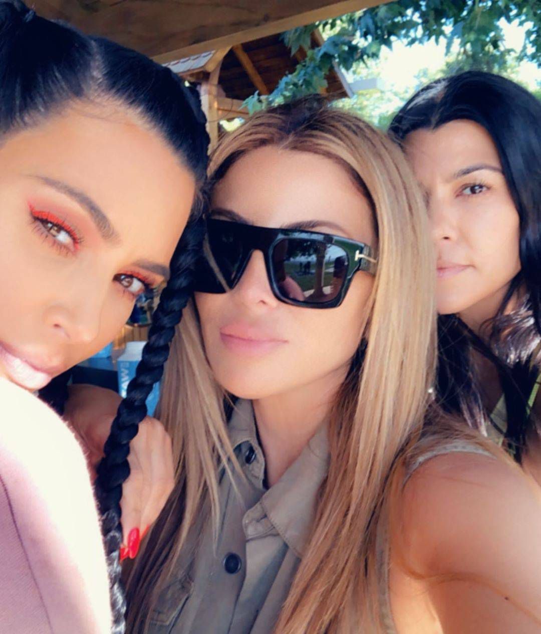Kourtney Kardashian, Kim Kardashian i Larsa Pippen