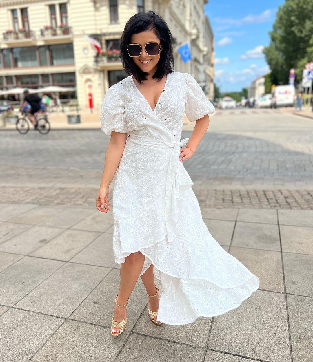 Kasia Cichopek cała na biało