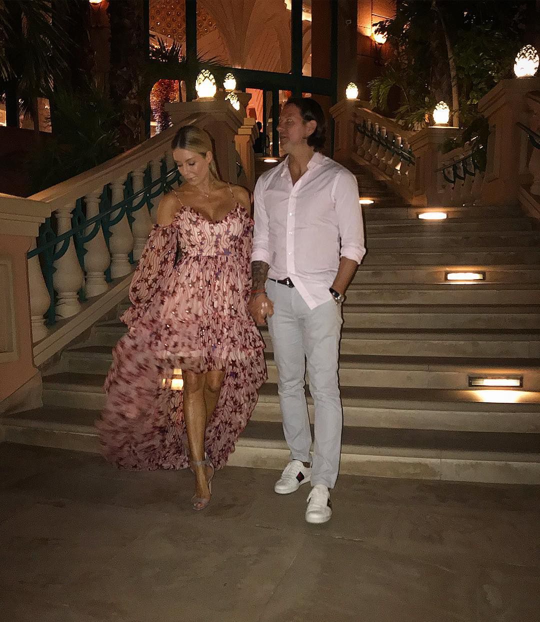 Małgorzata Rozenek z Radosławem Majdanem w Dubaju