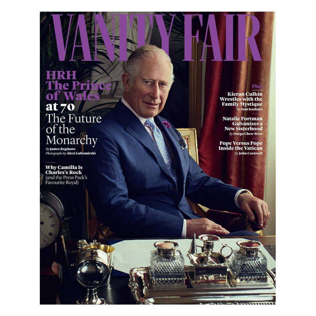 Książę Karol na okładce Vanity Fair. Zdjęcie wykonał Alexi Lubomirski