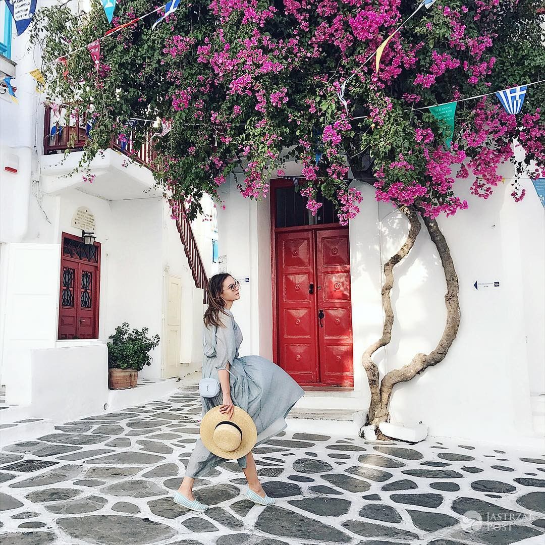 Anna Wendzikowska odpoczywa na Mykonos
