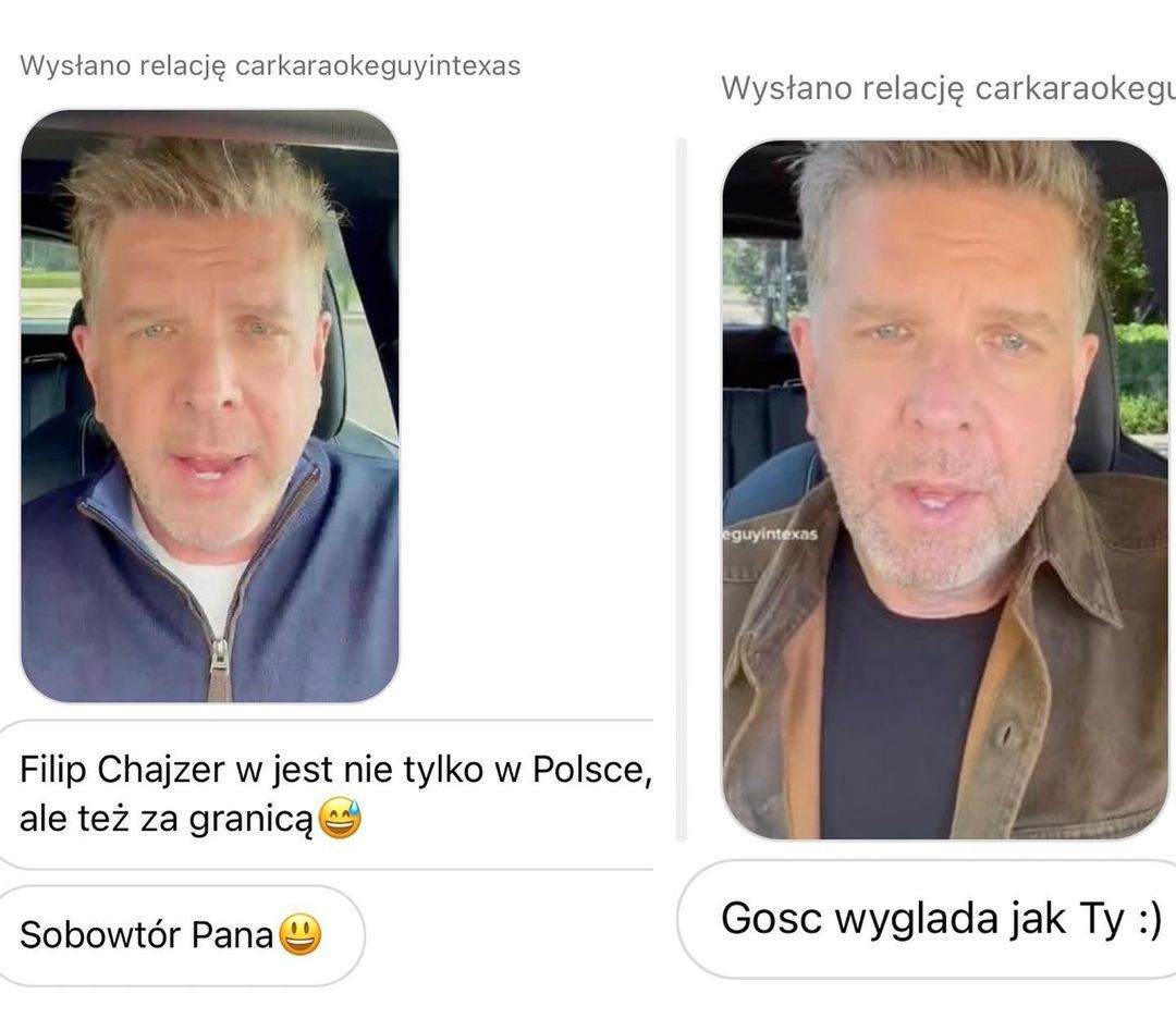 Jeff Schmidt - sobowtór Filipa Chajzera