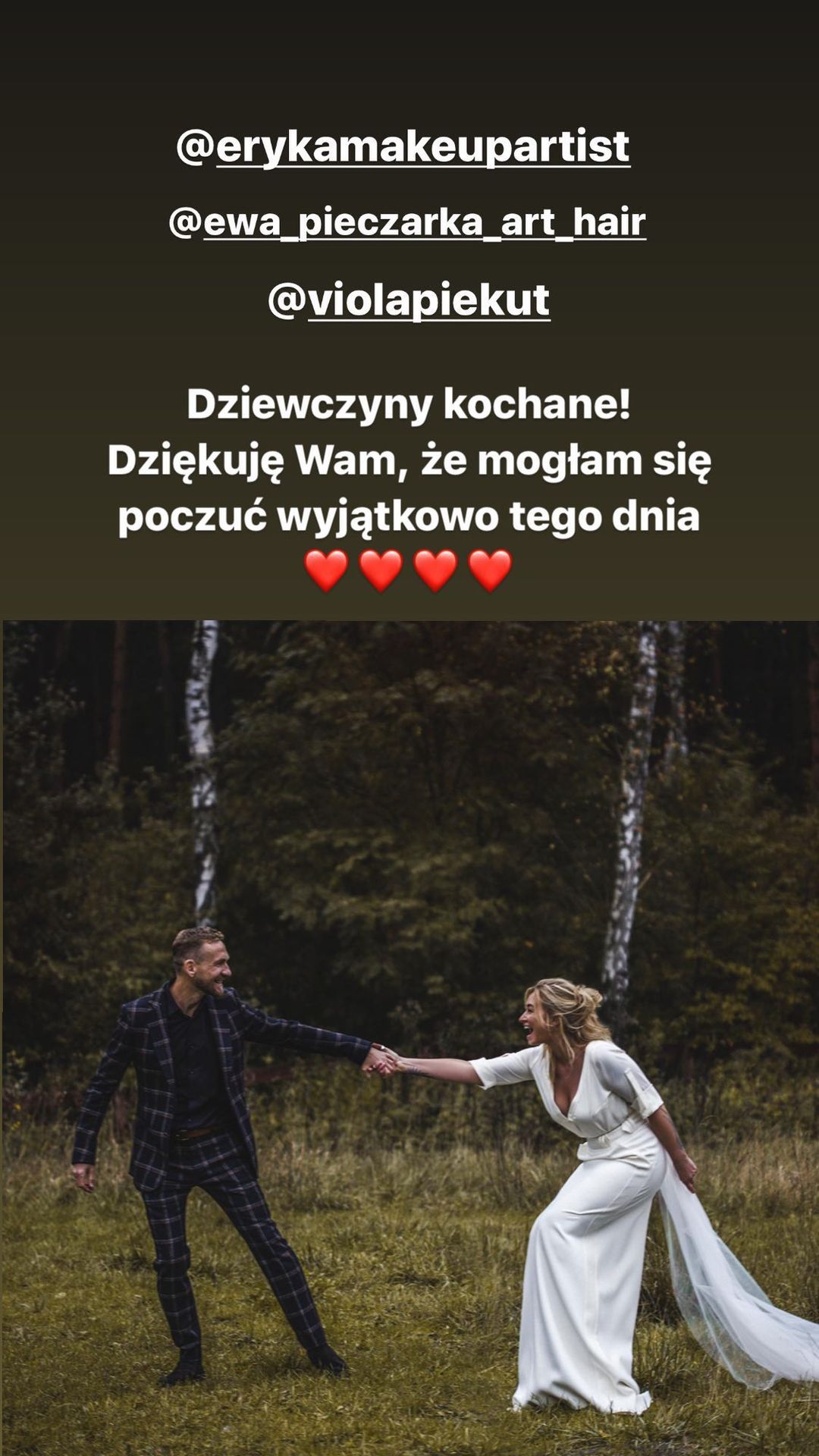 Martyna Wojciechowska pokazała kolejne ślubne zdjęcie