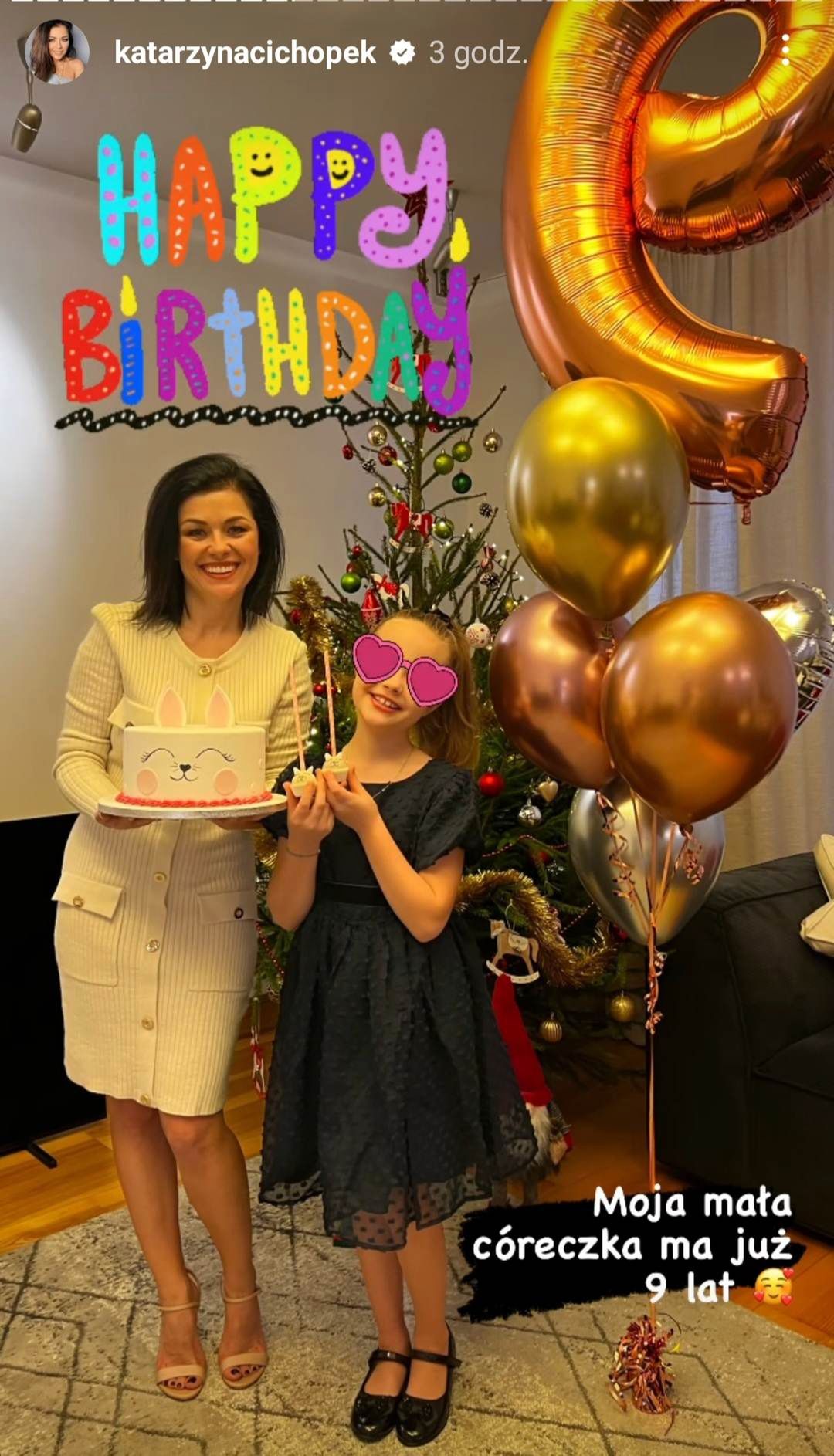 Kasia Cichopek świętuje 9. urodziny córki