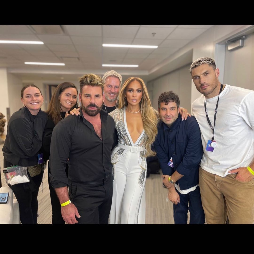 Jennifer Lopez przed koncertem