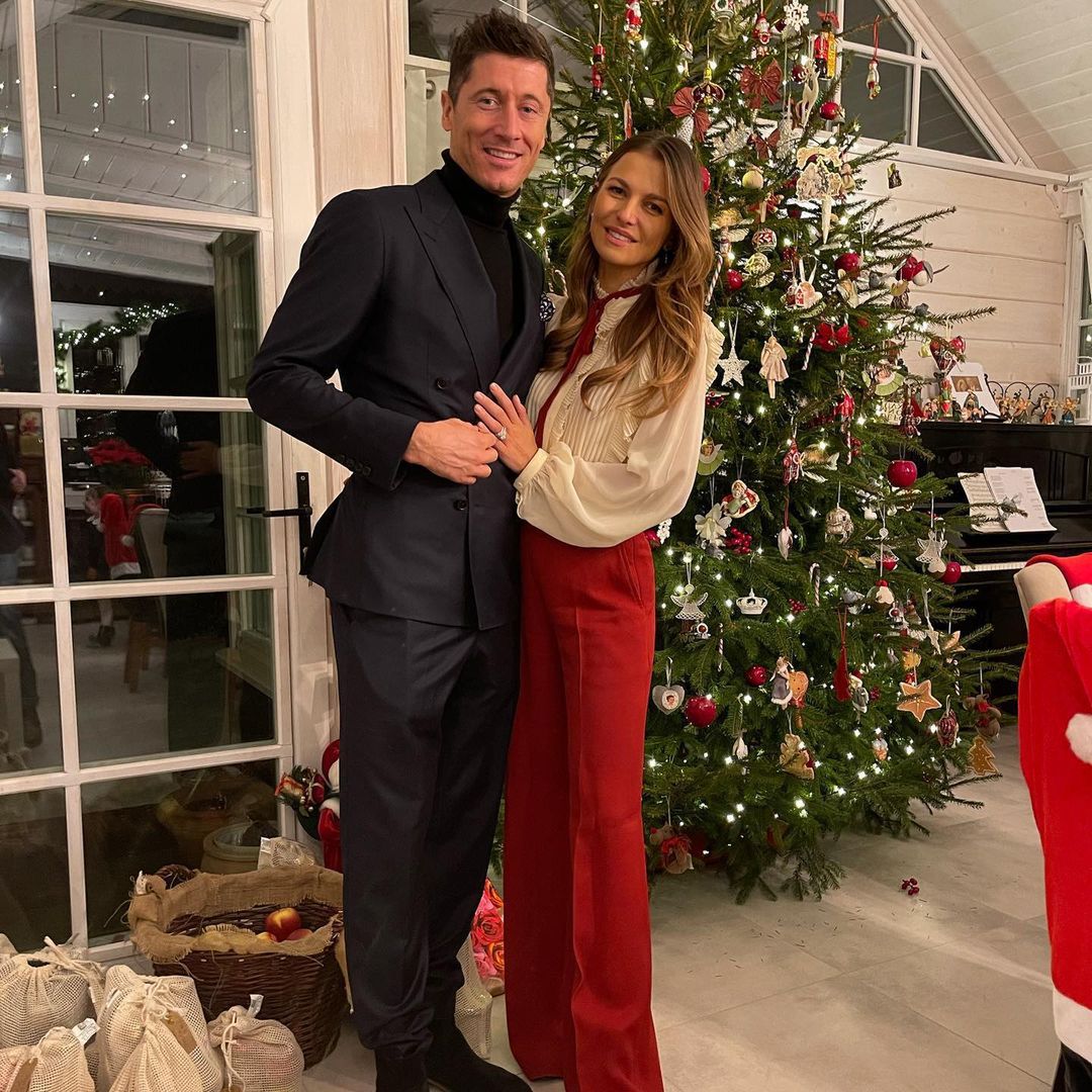 Anna i Robert Lewandowscy – Wigilia 2021