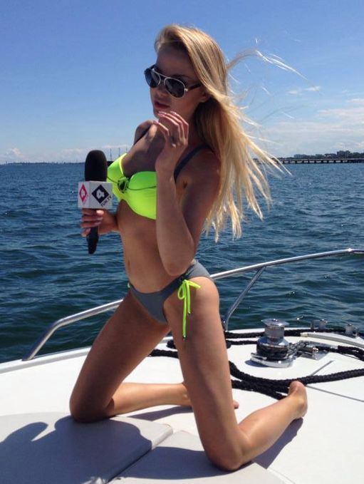 Ola Ciupa została seksowną prezenterką w bikini