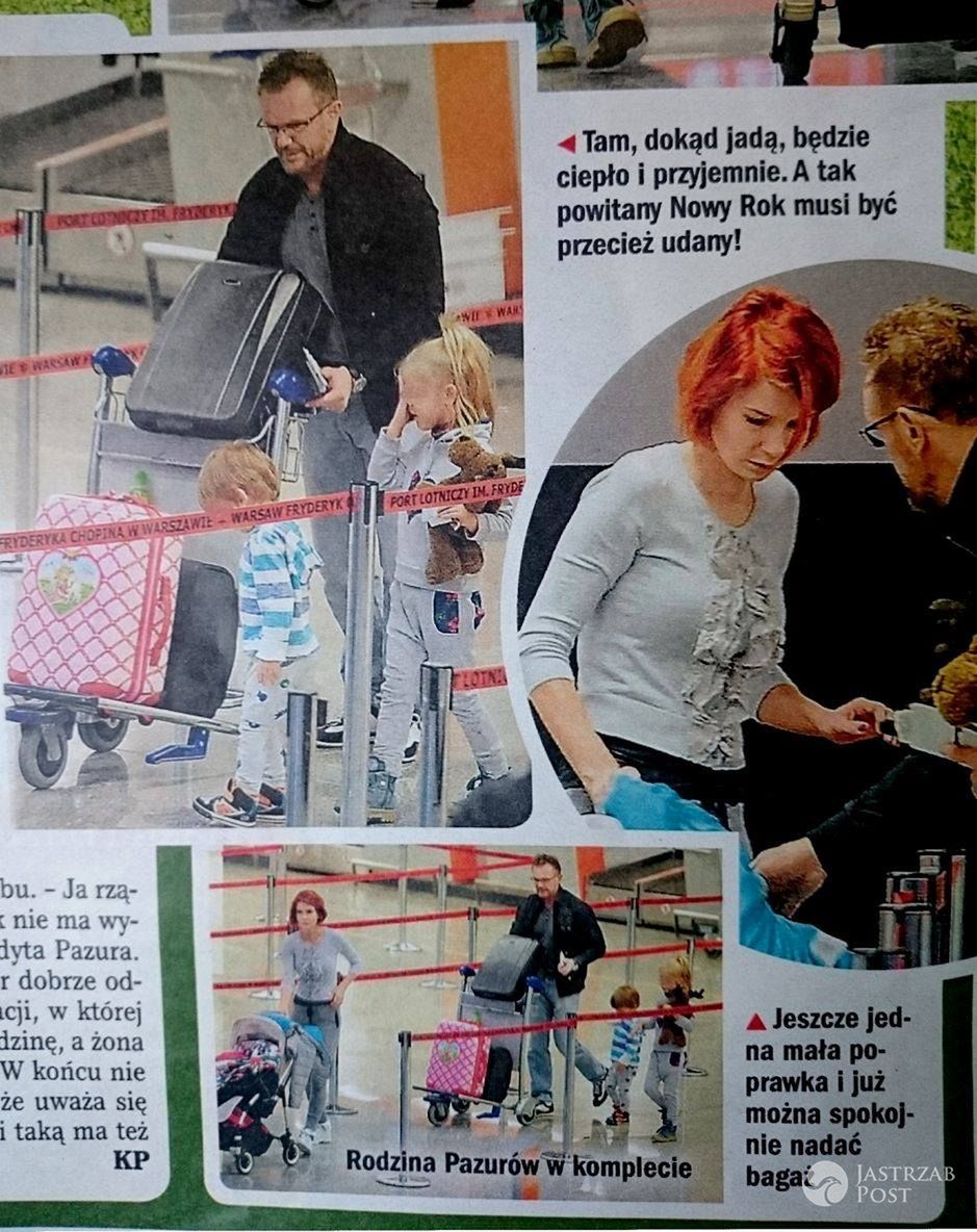 Edyta Pazura w nowej fryzurze fot. screen z Życie na gorąco nr 1, 7 stycznia 2016 r.