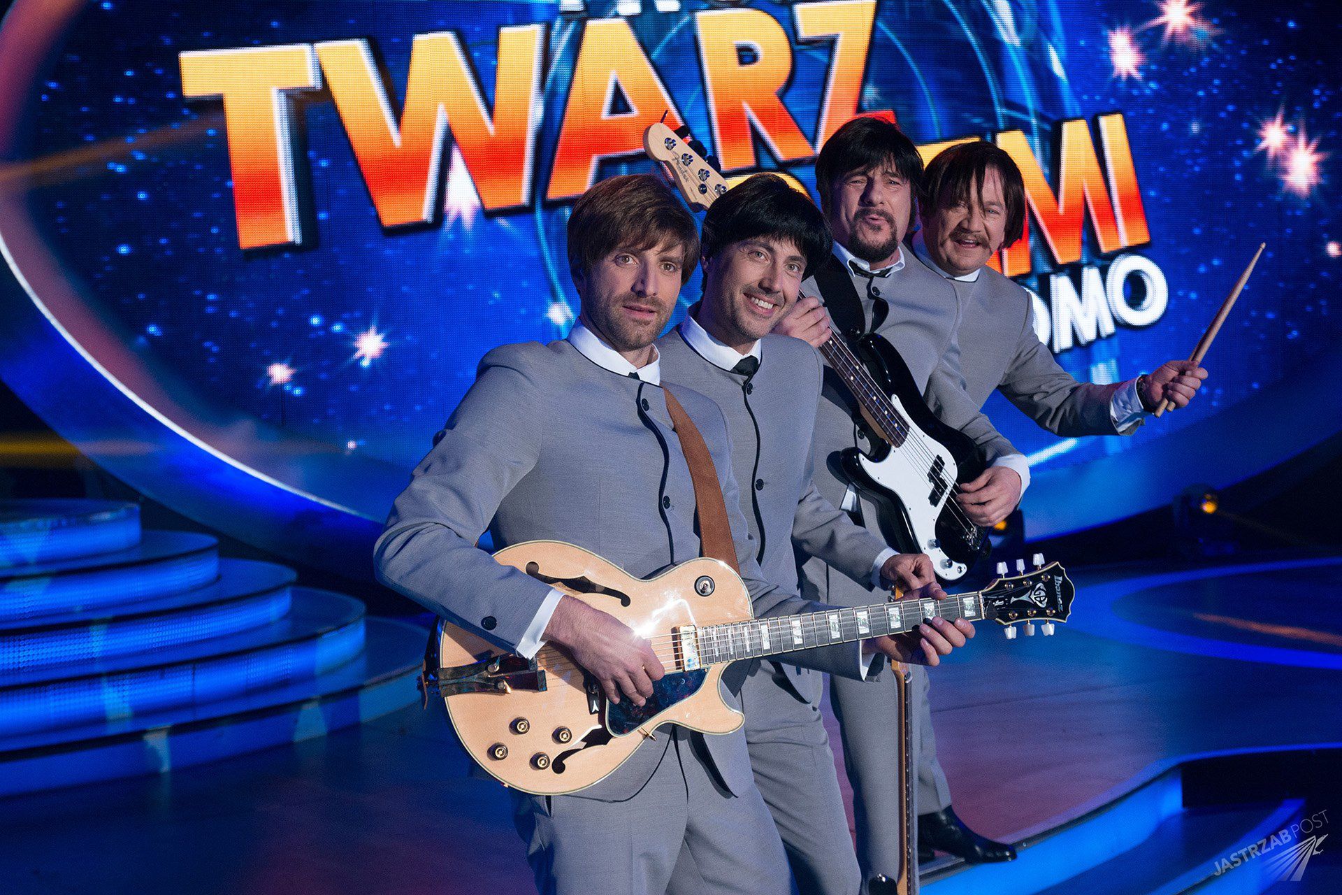Ringo Królik Starr, DJ Harrison Adamus, Maciek Lennon Dowbor, Piotr McCartney Gąsowski Fot. screen z Facebook