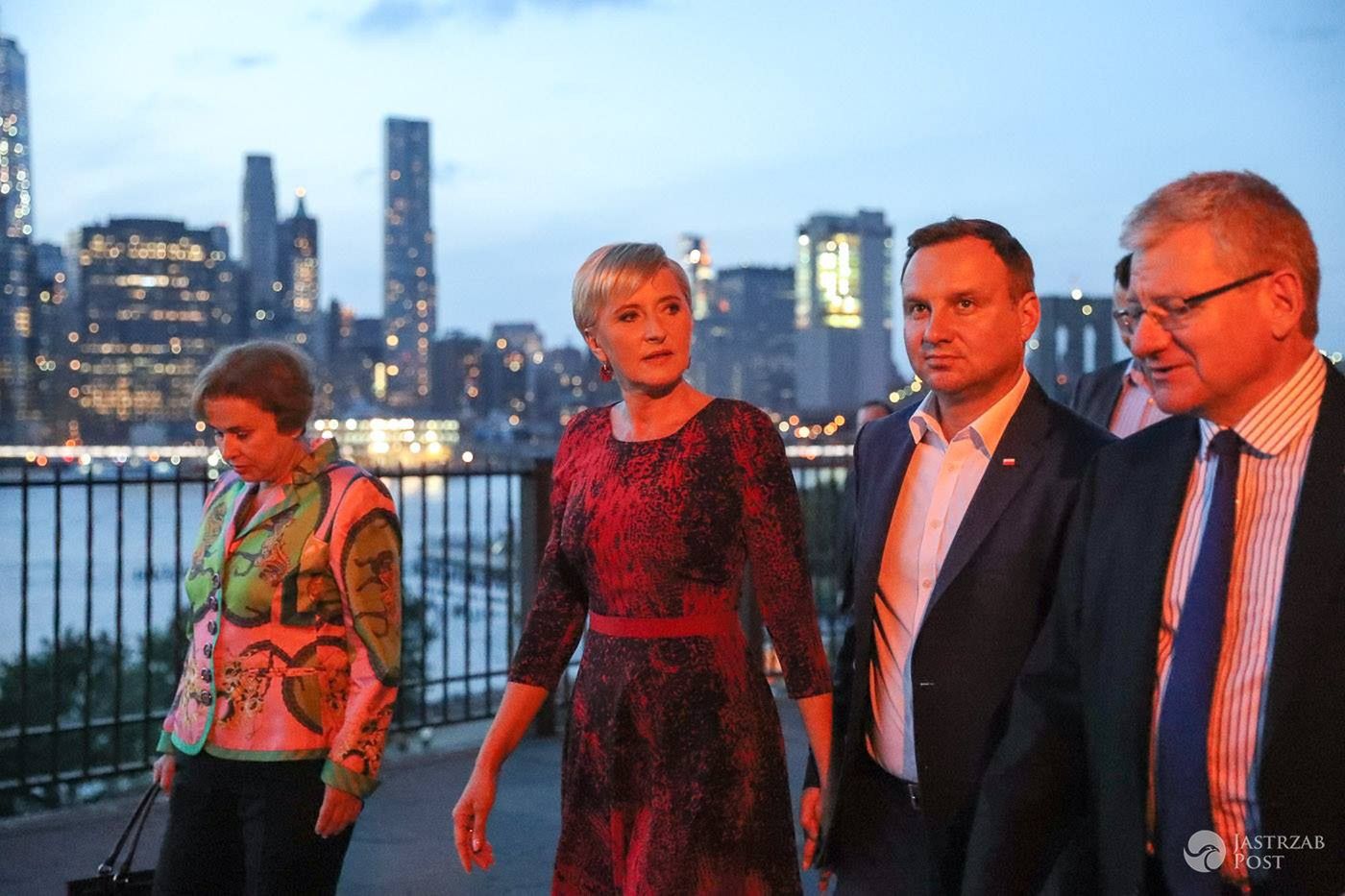 Andrzej Duda i Agata Duda w Nowym Jorku - wrzesień 2016
