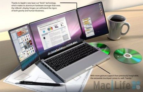 Apple triBook koncept '09