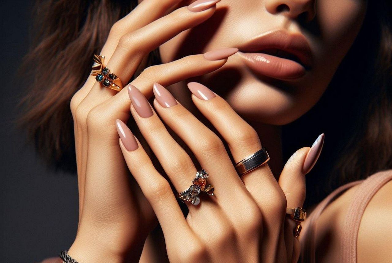 Takie są modne paznokcie na jesień 2025. Glass nails, brązy, miedź i soft square - te kolory i kształty to teraz hit!