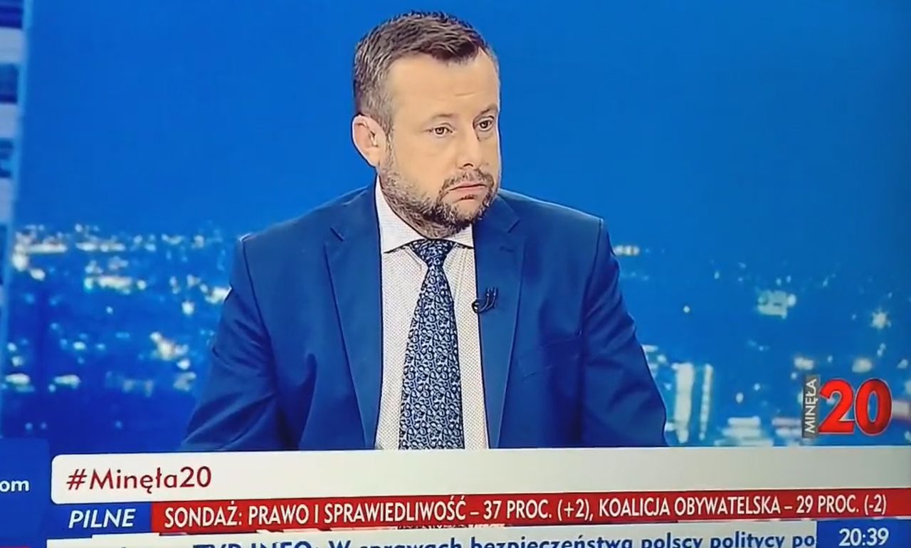 Adrian Klarenbach nie wiedział, jak zareagować na tyradę posła KO