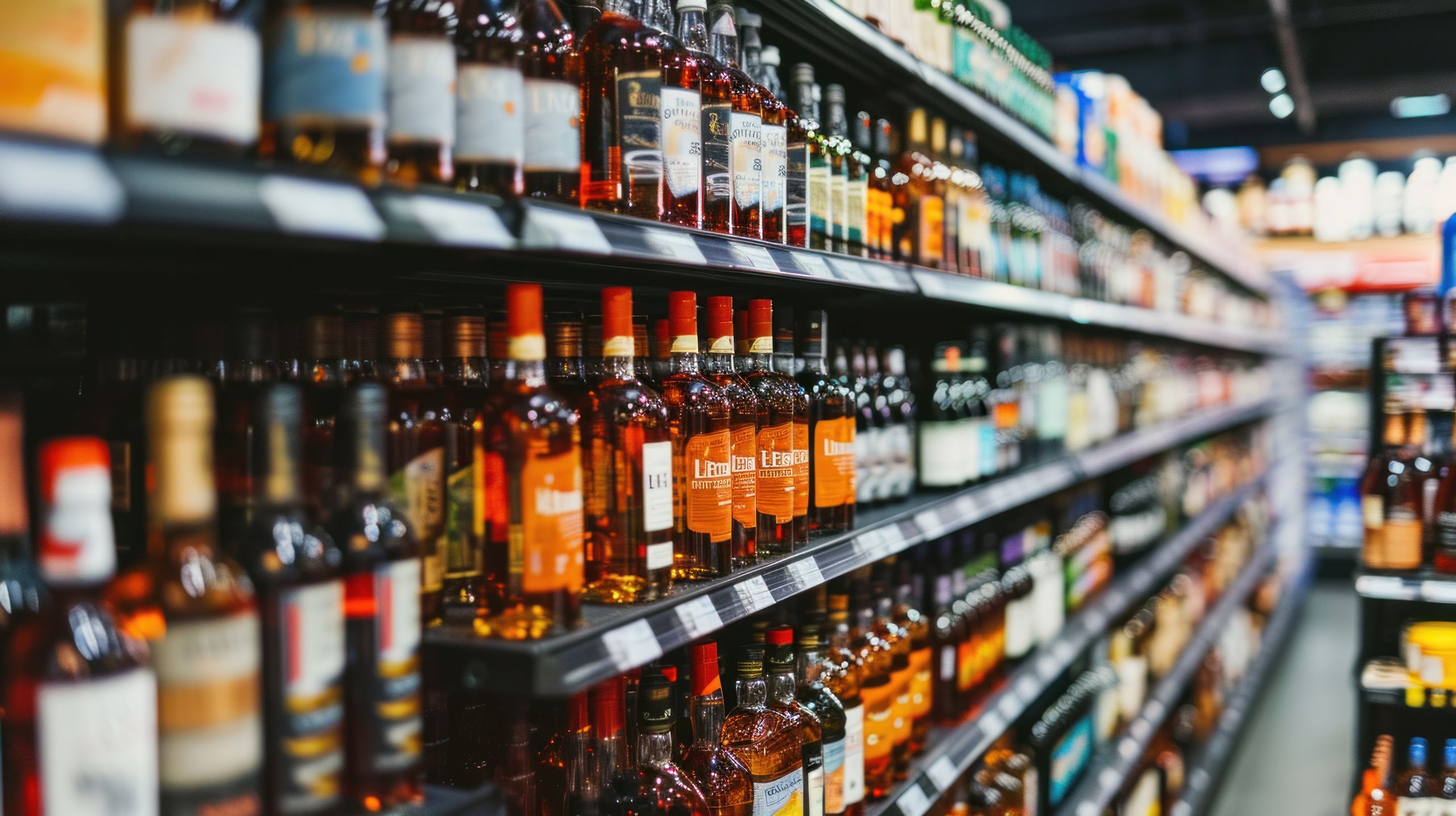 alkohol, alejki alkoholu, sklep alkoholowy