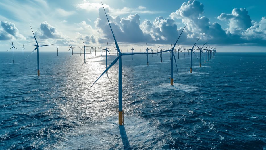 Farma wiatrowa na morzu (zdjęcie ilustracyjne)