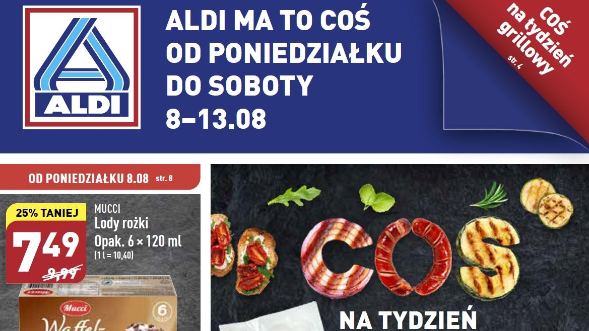 Aldi gazetka od 8.08 22 - poniedziałku 8 sierpnia