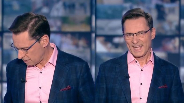 Wpadka w "Teleexpressie". Krzysztof Ziemiec nie wyłączył telefonu