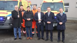 Myszków: Szpital Powiatowy zyskał trzy nowe ambulanse