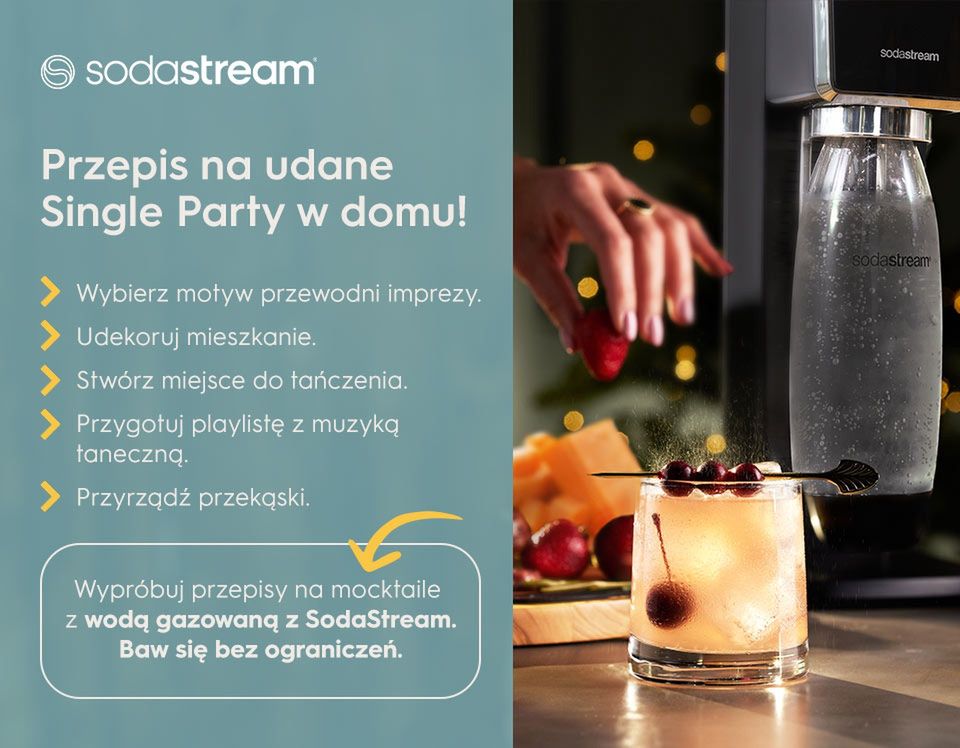 Przepis na udane Single Party w domu! - infografika.