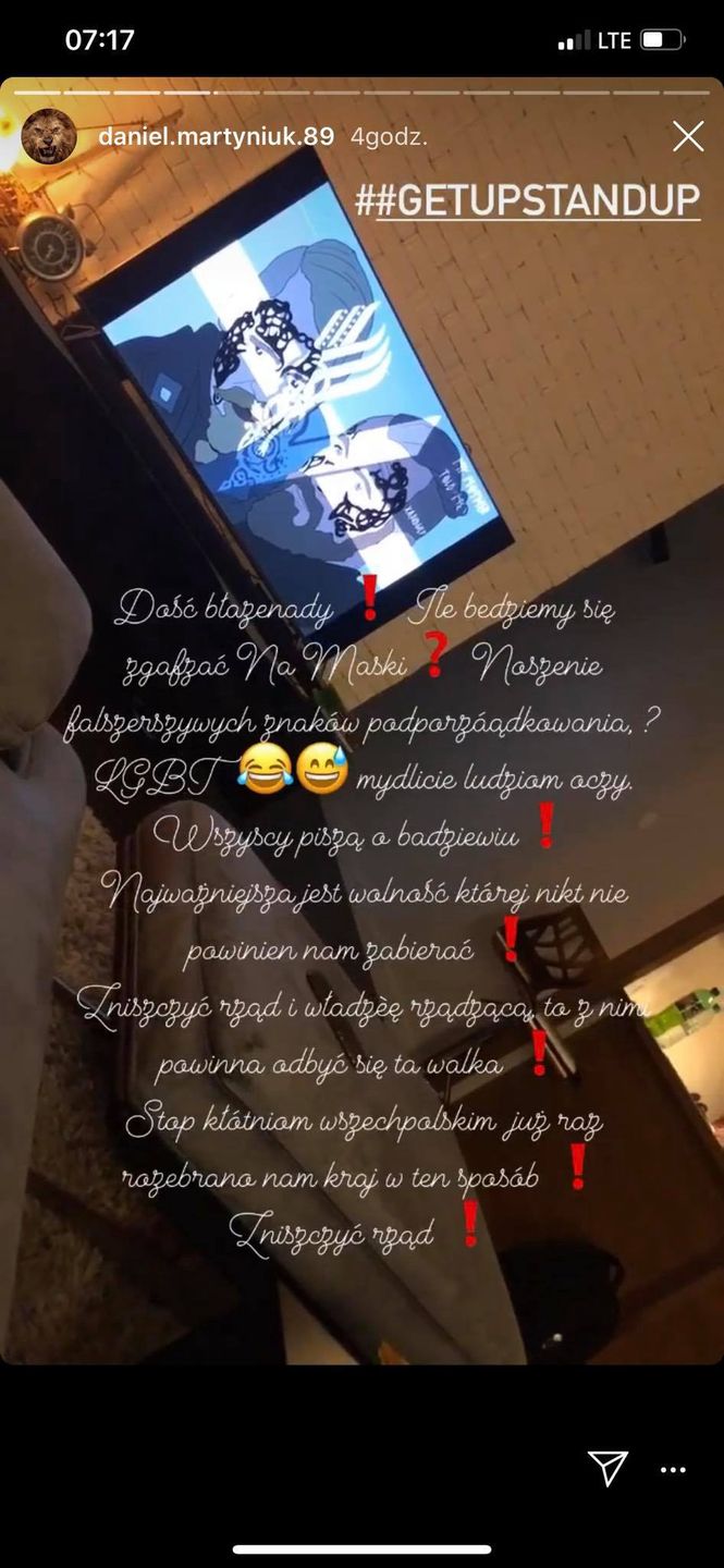 Daniel Martyniuk nawołuje do obalenia rządu