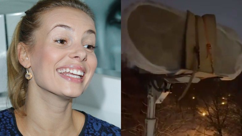 Izabela Janachowska relacjonuje remont nowego domu. Do montażu stołu musiała użyć DŹWIGU (FOTO)