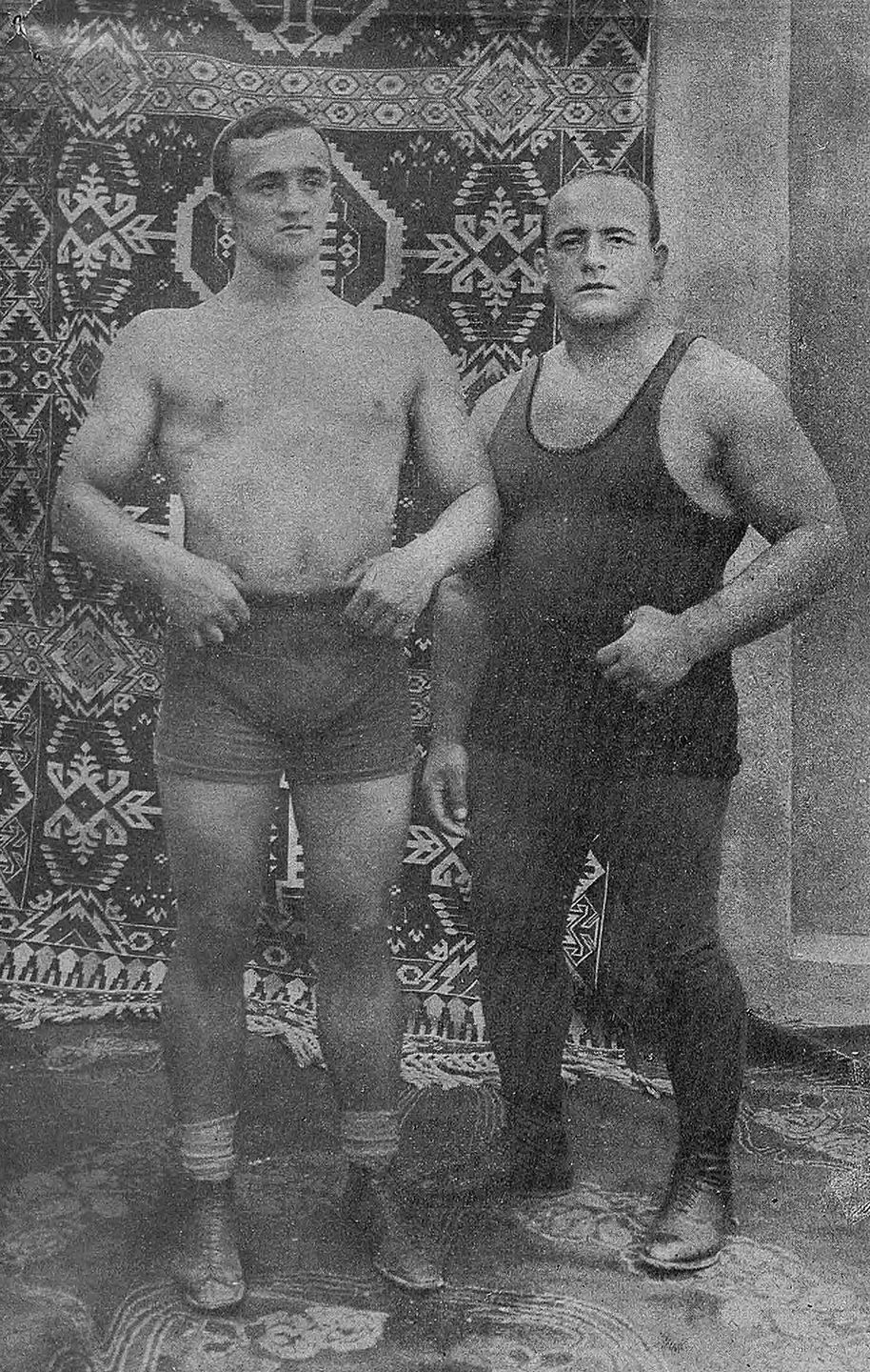 Władysław i Stanisław Cyganiewiczowie w 1911 roku