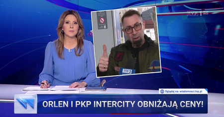 "Dobra robota, panie Obajtek". To naprawdę padło w "Wiadomościach"