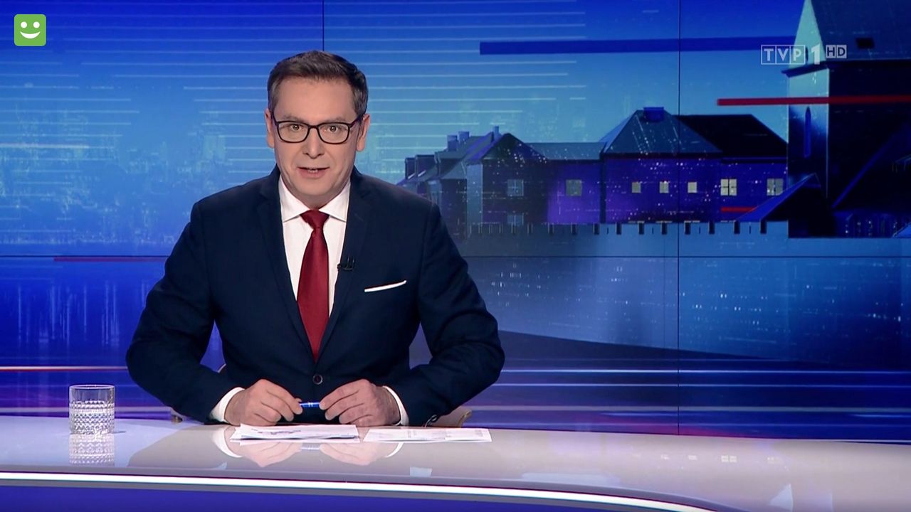 Michał Adamczyk zaliczył wpadkę w niedzielnych "Wiadomościach"