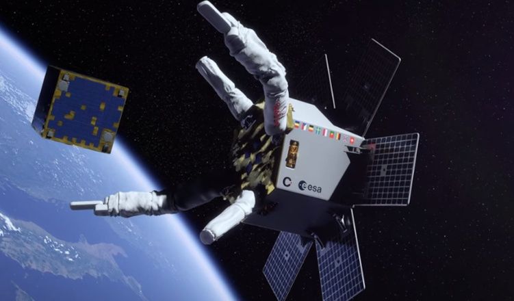 Budują kosmiczną śmieciarkę. Na początek usunie z orbity 2 satelity