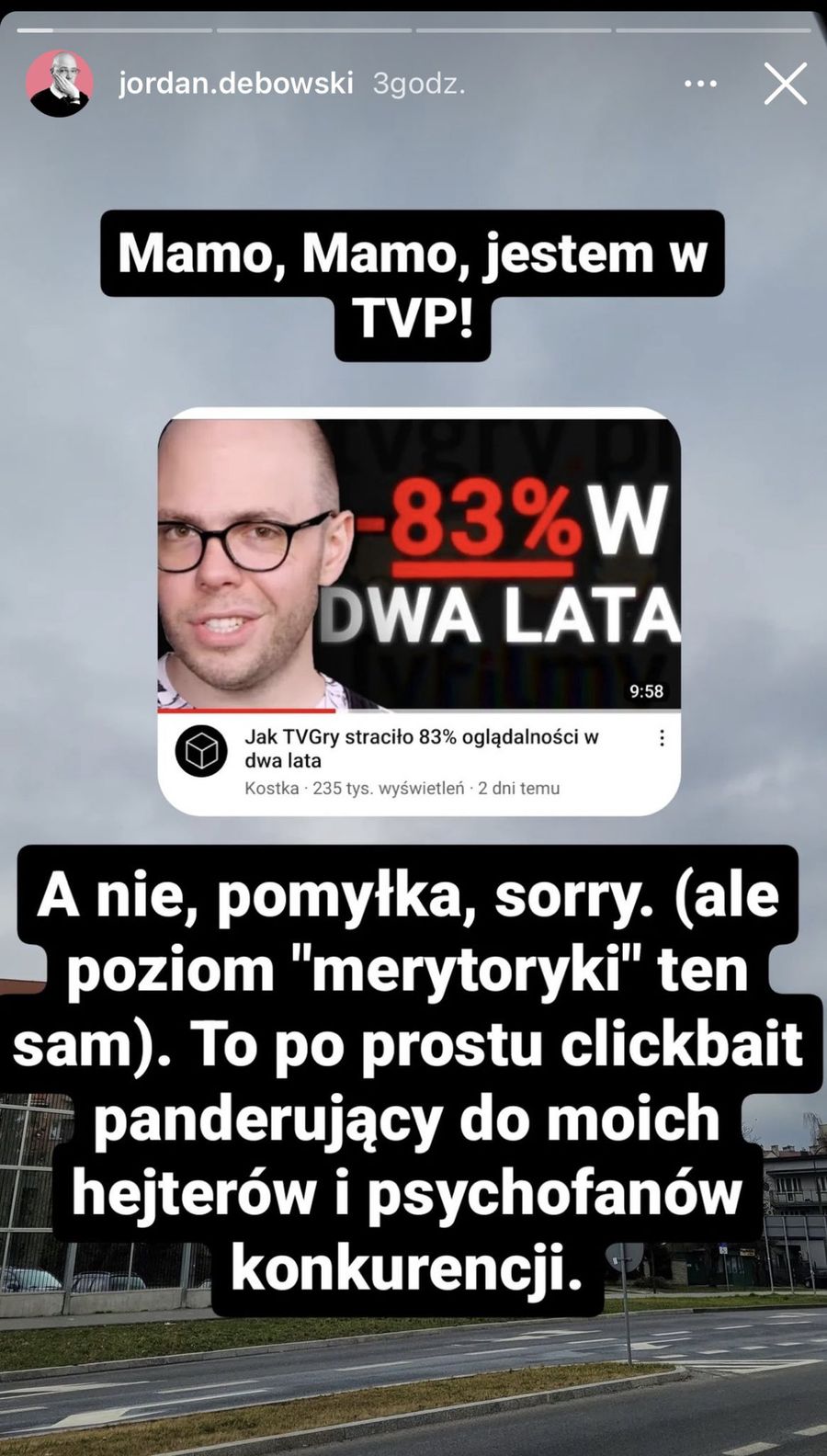 Kostka kontra TVGRy