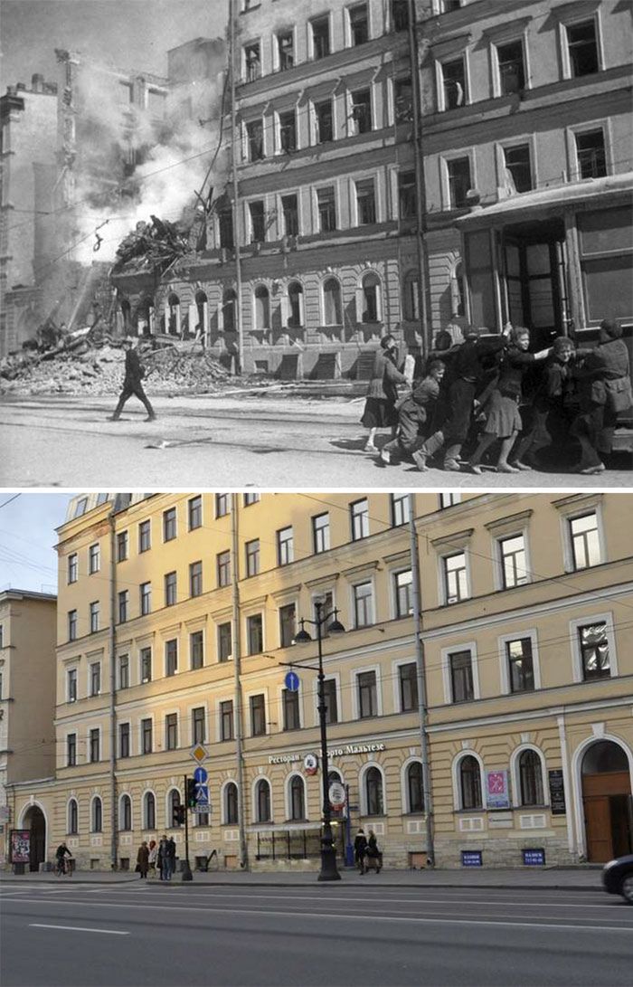 II wojna światowa: Europa kiedyś i dziś na zdjęciach 18