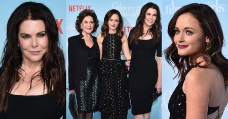 Graham i Bledel na premierze "Gilmore Girls"