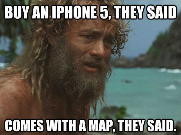 Mapy Apple'a (fot. 9gag)