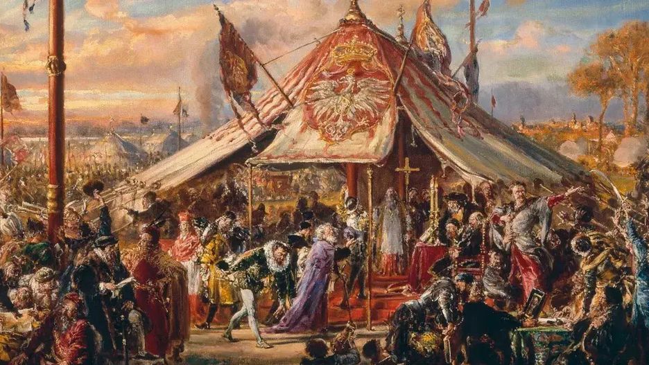 "Potęga Rzeczypospolitej u zenitu". Obraz Jana Matejki