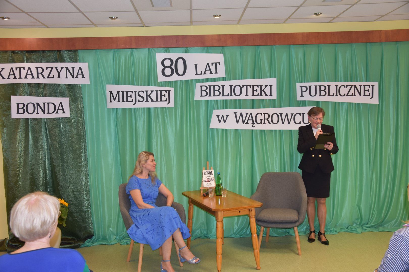 Spotkanie z Katarzyną Bondą w wągrowieckiej bibliotece