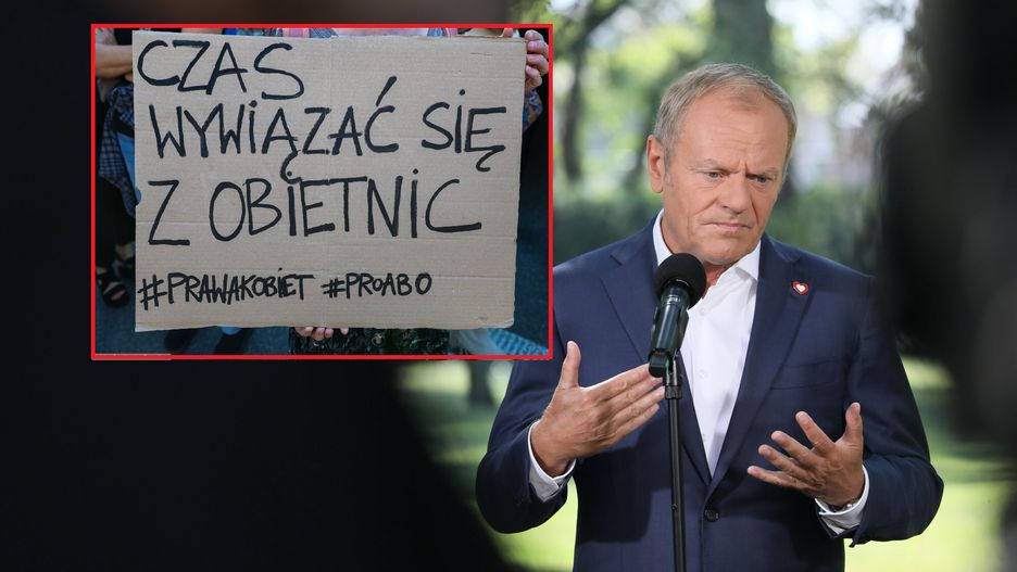 Donald Tusk zawiódł kobiety, którym obiecał prawo do aborcji