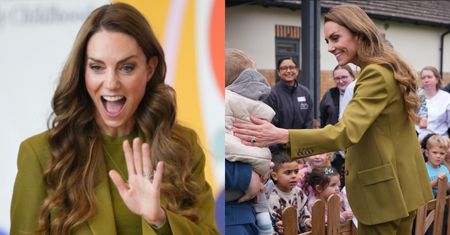 Księżna Kate zachwyca formą podczas spotkania z wolontariuszami. Tak radosnej nie widzieliśmy jej od dawna