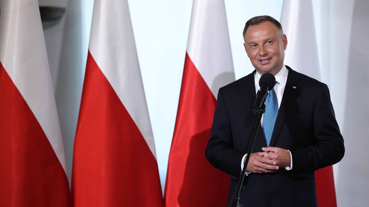 Andrzej Duda jest zadowolony z odbudowy Pałącu Saskiego 