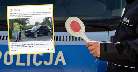 Pijani Ukraińcy urządzili wyścig na drodze. Doprowadzili do wypadku