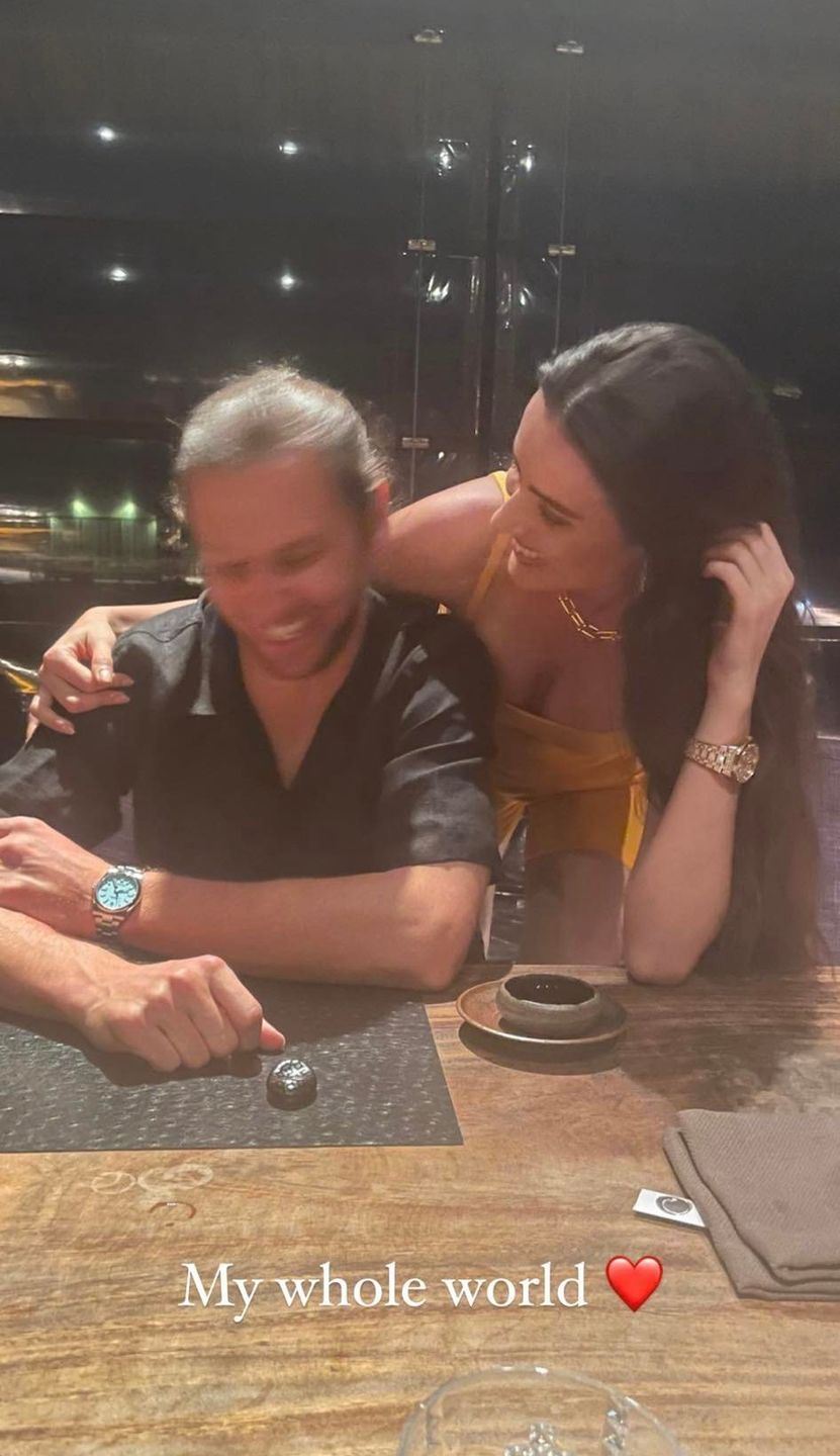 Grzegorz Krychowiak i Celia Junat na Malediwach