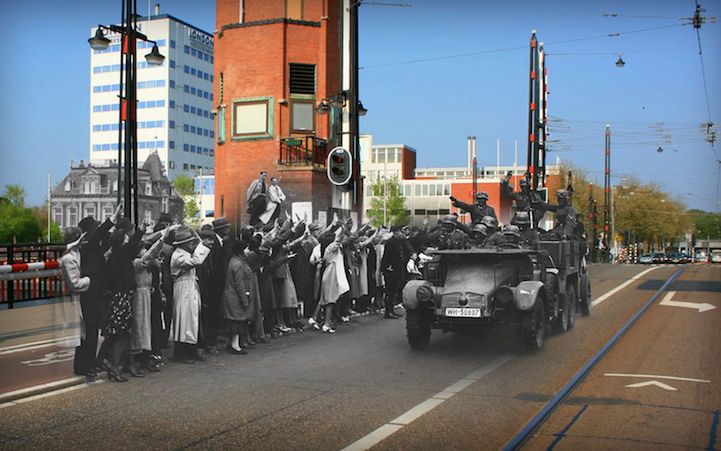Kiedyś i dziś na jednym zdjęciu, czyli wehikuł czasu fotografów 3