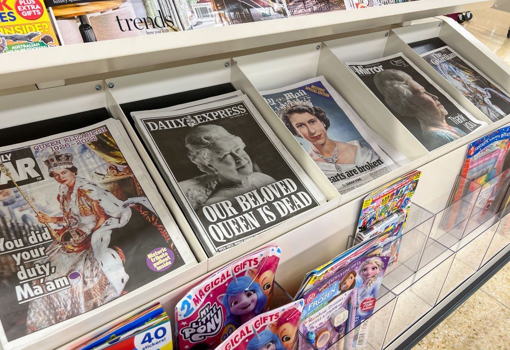 Ceny brytyjskich dzienników oszalały. Tyle są warte wydania o śmierci królowej