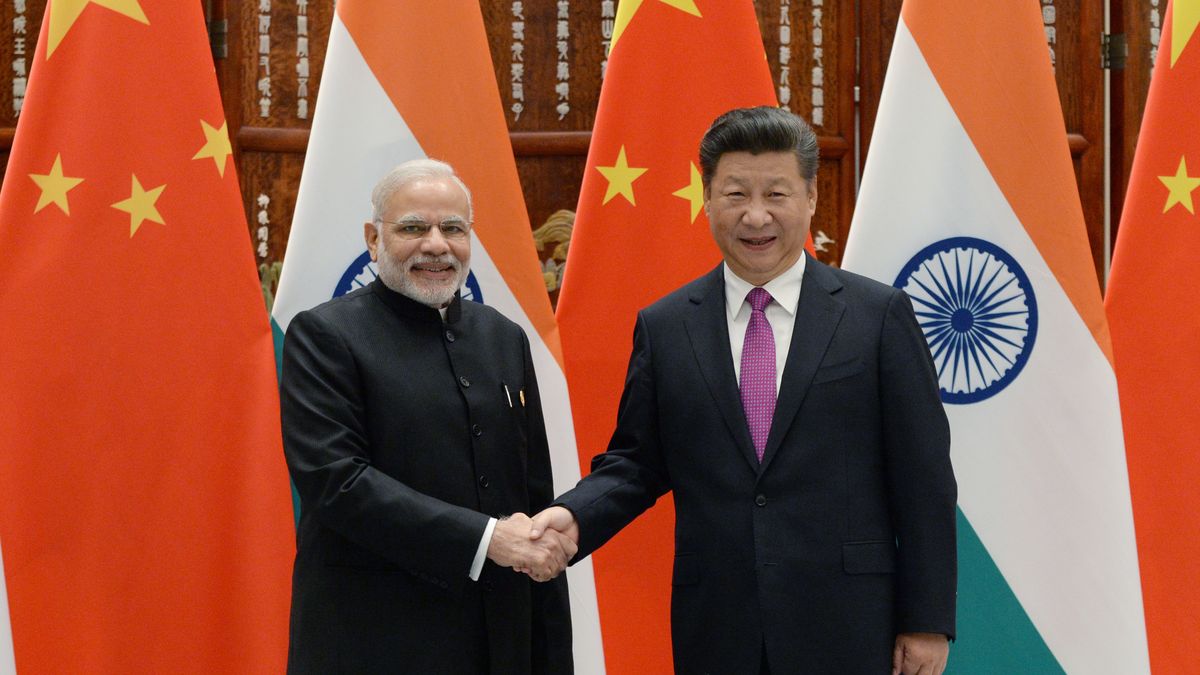 2016 G20 State Leaders Hangzhou Summit
HANGZHOU, CHINA - SEPTEMBER 4: Indian Prime Minister Narendra Modi  ( L) shakes hands with Chinese President Xi Jinping (R) at the West Lake State Guest House on September 4, 2016 in Hangzhou, China. The 11th G20 Leaders Summit will be held from September 4-5. (Photo by Wang Zhou - Pool/Getty Images)
Pool