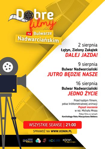 Bulwar Nadwarciański i Łężyn. Sierpniowe seanse filmowe pod gwiazdami