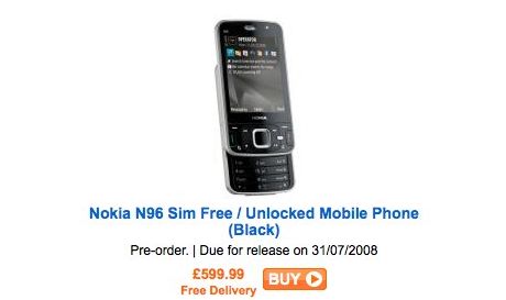 Nokia N96 w sklepach 31 lipca? 1