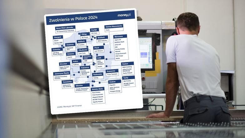 Nowa mapa zwolnień. Fala redukcji etatów przetacza się przez Polskę