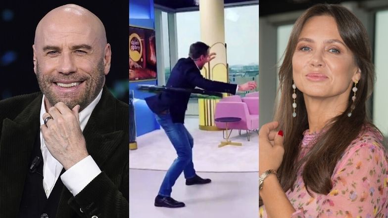 Kinga Rusin, Piotr Kraśko, John Travolta