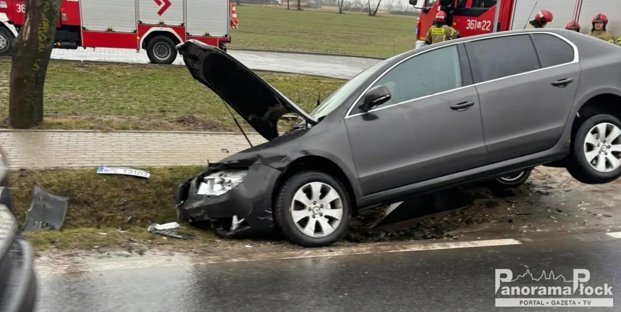 Senior ukarany mandatem oraz 12 punktami karnym - kolizja w Staroźrebach